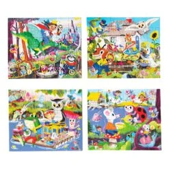 Fairies & Tales Mini Puzzle Assortment | EeBoo(Fairies Tales Mini Puzzle Assortment Eeboo) -Curious Bear Toys Store 59d3cddf15f6529dd770591dd11b66a1ef4eaea8648e20dfc94036382b70db3c