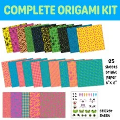 Faber-Castell Neon Origami Mini Kit | Creativity For Kids(Neon Origami Mini Kit Creativity For Kids) -Curious Bear Toys Store 5cbdbd2b507dad7254281669dafcbf03129aadb8d86a229260933cf131affa39