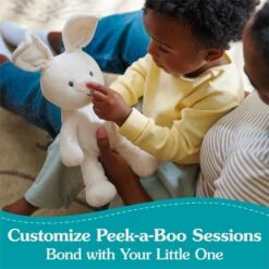 SPIN MASTER Peek-a-Boo Flora The Bunny, 7" | GUND(Peek A Boo Flora The Bunny 7 Gund) -Curious Bear Toys Store 6071302 4