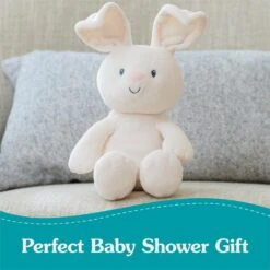 SPIN MASTER Peek-a-Boo Flora The Bunny, 7" | GUND(Peek A Boo Flora The Bunny 7 Gund) -Curious Bear Toys Store 6071302 8