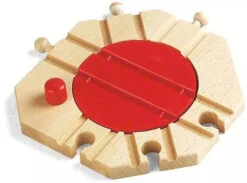 Ravensburger World Train Tracks Mechanical Turntable | BRIO(Brio World Train Tracks Mechanical Turntable Brio) -Curious Bear Toys Store 63336100 1