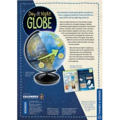 Day & Night Globe | Thames & Kosmos - LOCAL PICK UP ONLY(Day Night Globe Thames Kosmos) -Curious Bear Toys Store 673017 Day Night Globe boxback 720x 305a761b e713 45bd 87f8 e45d9417b105