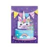MindWare Glitter: Unicorn Cake Card(Glitter Unicorn Cake Card)