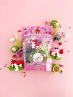 Bunny Berry Village KidDough Play Kit | Earth Grown KidDough(Bunny Berry Village Kiddough Play Kit Earthgrown Kiddough)