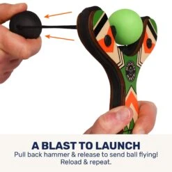 Mischief Maker® Slingshot | Mighty Fun(Mischief Maker® Slingshot Racing Mighty Fun) -Curious Bear Toys Store 7 kids slingshot mischief maker classic green blast to launch