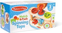 Match & Push Spinning Tops | Melissa & Doug(Match Push Spinning Tops Melissa Doug)