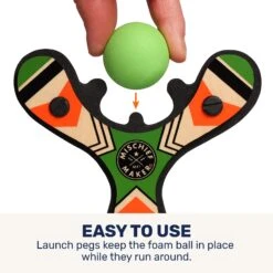 Mischief Maker® Slingshot | Mighty Fun(Mischief Maker® Slingshot Racing Mighty Fun) -Curious Bear Toys Store 8 kids slingshot mischief maker classic green easy to use