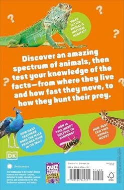 Penguin Random House Quiz Yourself Clever! Animals Of The World(Quiz Yourself Clever Animals Of The World) -Curious Bear Toys Store 81SZ 5o5MIL. SY522