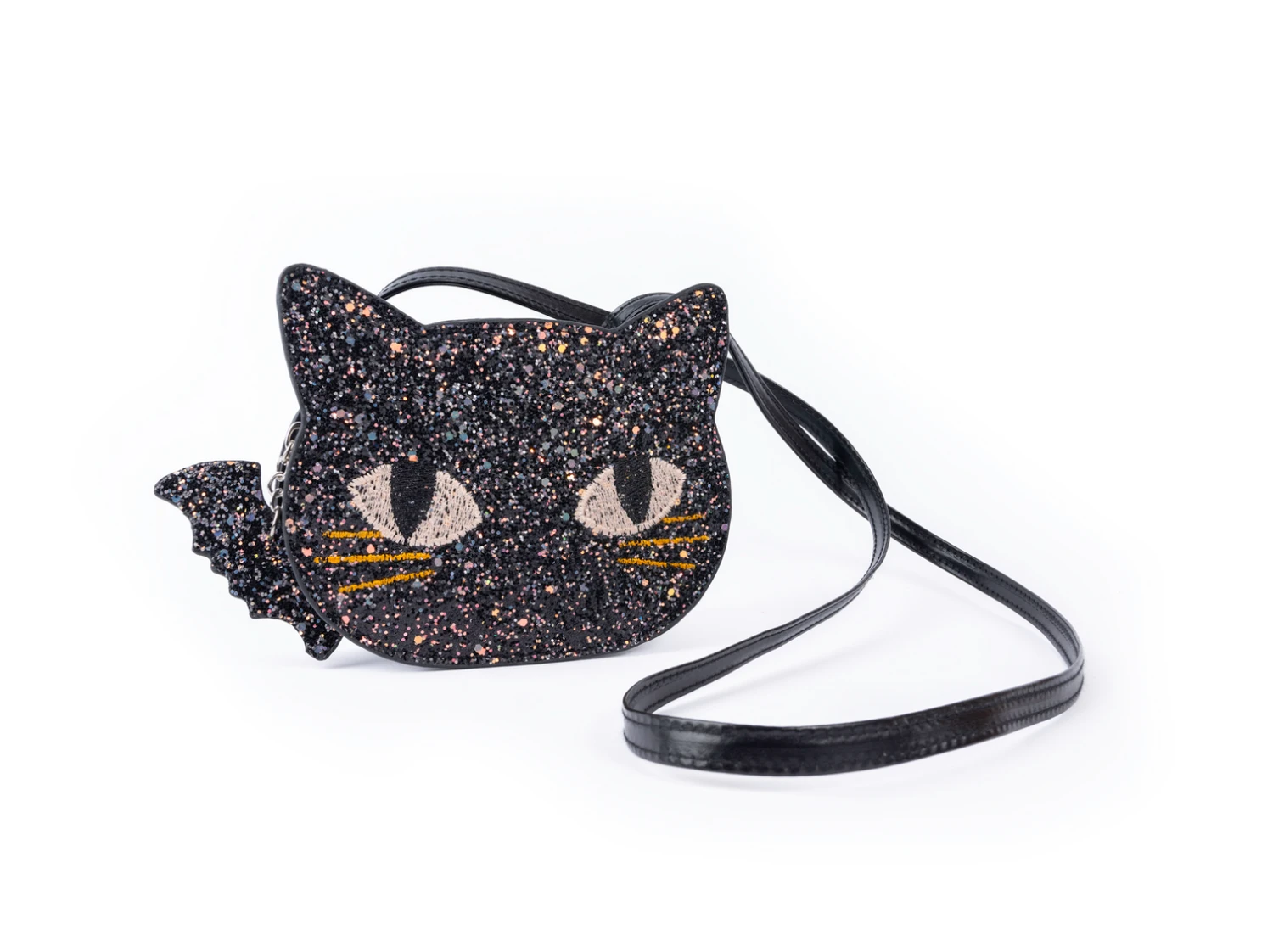 Cat's Meow Black Chunky Glitter Kitty Purse | Great Pretenders(Cats Meow Black Chunky Glitter Kitty Purse Great Pretenders) 1 Cat's Meow Black Chunky Glitter Kitty Purse | Great Pretenders(Cats Meow Black Chunky Glitter Kitty Purse Great Pretenders)
