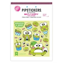 Keroppi Tea Buggy Scratch 'n Sniff (2ct) Stickers | Pipsticks(Keroppi Tea Buggy Scratch N Sniff 2ct Stickers Pipsticks)