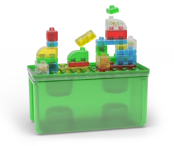 Jelly Blox- Stash & Stack Storage Case | Goliath Games - LOCAL PICK UP ONLY(Jelly Blox Stash Stack Storage Case Goliath Games) -Curious Bear Toys Store 931265