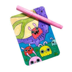 Undercover Art Hidden Pattern Color Activity - Monster Alien | OOLY(Undercover Art Hidden Pattern Color Activity Monster Alien Ooly) -Curious Bear Toys Store 9314e63d94dbc9cbbcd65e0026478cadf86b6100bd3e9630b5282b7db7d8d456