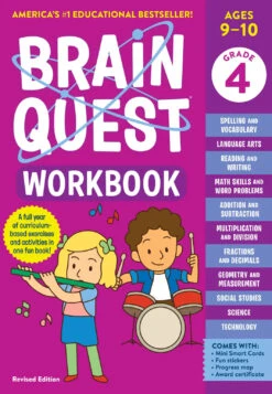 Brain Quest Workbook: 4th Grade Revised Edition(Brain Quest Workbook 4th Grade Revised Edition)