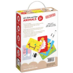 Let's Write And Wipe Animals | Banana Panda(Lets Write And Wipe Animals Banana Panda) -Curious Bear Toys Store 9788365773678 BOX2