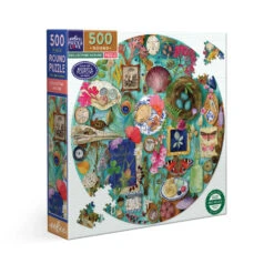 Collecting Nature 500 Piece Round Puzzle | EeBoo(Collecting Nature 500 Piece Round Puzzle Eeboo)