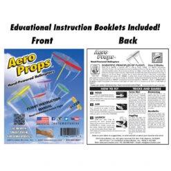 Aero Props(Aero Props) -Curious Bear Toys Store Aero Prop Flight instruction