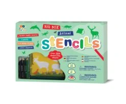 Big Box Of Stencils – Animals | Buddy & Barney(Big Box Of Stencils Animals Buddy Barney)