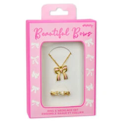 Beautiful Bows Ring And Necklace Set | IScream(Beautiful Bows Ring And Necklace Set Iscream) -Curious Bear Toys Store BeautifulBowsRingandNecklaceSet 3