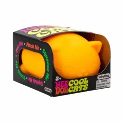 Cool Cats NeeDoh | Schylling(Cool Cats Needoh) -Curious Bear Toys Store CCND Nee Doh Cool Cats PKG 3Q Right Orange2020 web