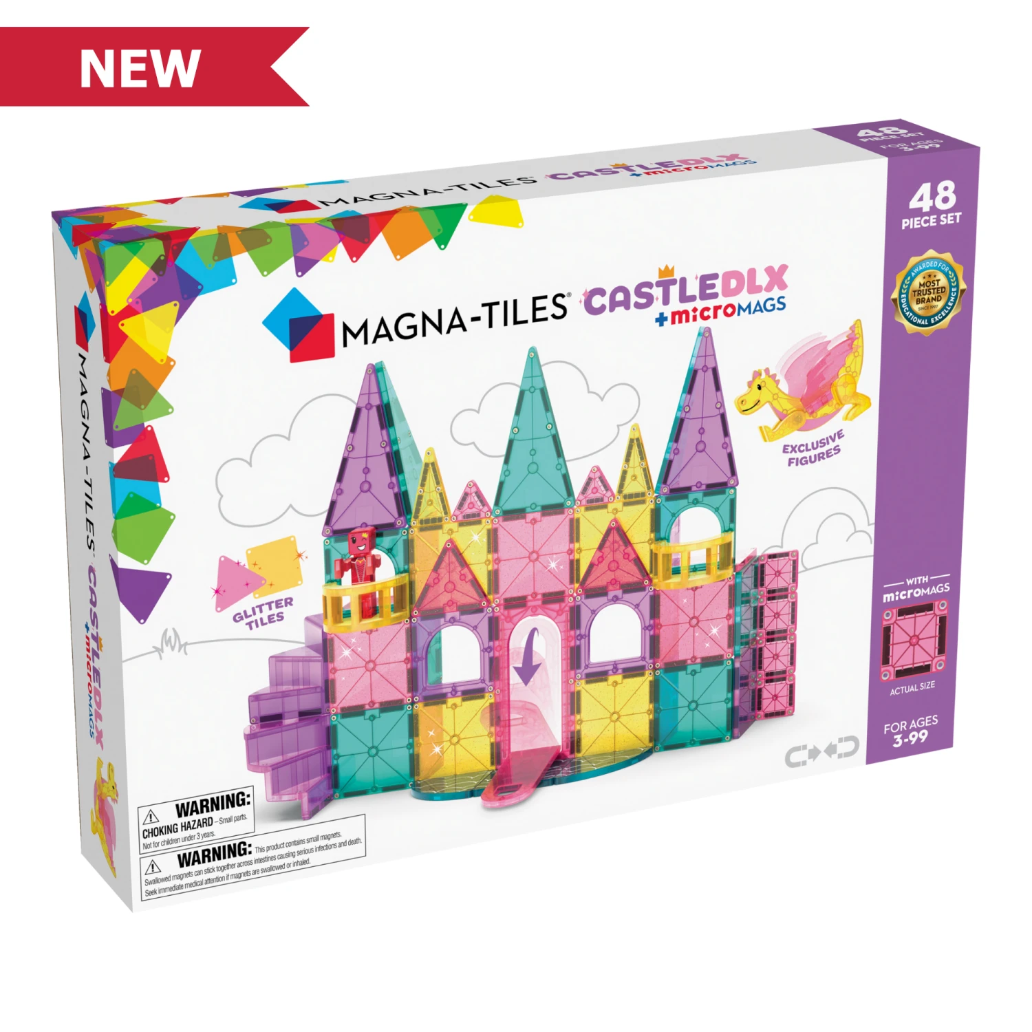 Castle DLX 48-Piece Set | Magna-Tiles - LOCAL PICK UP ONLY(Castle Dlx 48 Piece Set Magna Tiles) 1 Castle DLX 48-Piece Set | Magna-Tiles - LOCAL PICK UP ONLY(Castle Dlx 48 Piece Set Magna Tiles)