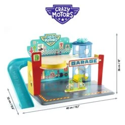 Crazy Motors Garage | DJECO - LOCAL PICK UP ONLY(Crazy Motors Garage Djeco) -Curious Bear Toys Store DJ05495 C2 RVB