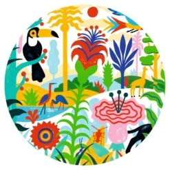 Jungle 100pc Gallery Jigsaw Puzzle + Poster | DJECO(Jungle 100pc Gallery Jigsaw Puzzle Poster Djeco) -Curious Bear Toys Store DJ07619 C2 RVB 52950f10 05b9 4d0b 958a 17c8547a7091