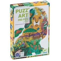 Puzz'Art Lion - 350pc | DJECO(Puzzart Lion 350pc Djeco)
