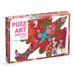 Puzz'Art Bird - 500pc | DJECO(Puzzart Bird 500pc Djeco)