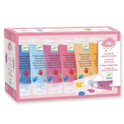 Finger Paint Tubes - Sweet | DJECO(Finger Paint Tubes Sweet)