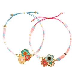 You & Me Bead And Jewelry Kits | DJECO(You And Me Bead And Jewlery Kits) -Curious Bear Toys Store Djeco Tila Flowers Beads Jewelry making kit DJ00020 complete