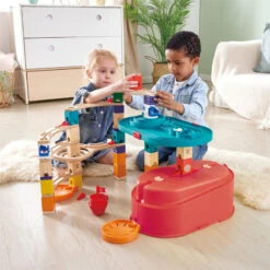 Quadrilla Stack Track Bucket Set | Hape - LOCAL PICK UP ONLY(Quadrilla Stack Track Bucket Set) -Curious Bear Toys Store E6027 4