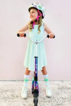 Micro Cruiser LED Scooter: Neochrome - LOCAL PICK UP ONLY(Micro Cruiser Led Scooter Neochrome Local Pick Up Only) -Curious Bear Toys Store Final PDP Cruiser LED Neochrome 6 2048x2048 8f010eec 8dad 4f58 9a56 1a417d3a1d58