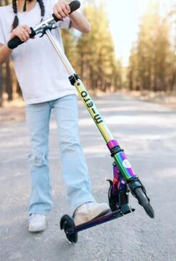 Micro Sprite LED Scooter: Neochrome - LOCAL PICK UP ONLY(Micro Sprite Led Scooter Neochrome Local Pick Up Only) -Curious Bear Toys Store Final PDP Sprite LED Neochrome 5A 2048x2048 a55ac3db cd6d 48a4 9482 fe96a43c1e78