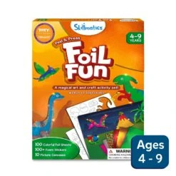 Foil Fun - Dinosaurs | Skillmatics(Foil Fun Dinosaurs Skillmatics) -Curious Bear Toys Store FoilFunDinosaurs
