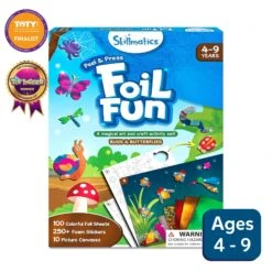 Foil Fun: Bugs & Butterflies | Skillmatics(Foil Fun Bugs Butterflies Skillmatics) -Curious Bear Toys Store Foil fun Bugs Butterflies 1