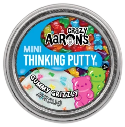 Mini Gummy Grizzly - 2" Thinking Putty Tin | Crazy Aarons(Mini Gummy Grizzly 2 Thinking Putty Tin Crazy Aarons)