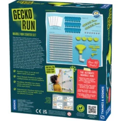 Gecko Run: Marble Run Starter Set | Thames & Kosmos(Gecko Run Marble Run Starter Set) -Curious Bear Toys Store Gecko StarterSet 3DBox Back 360x 4c735daa 3476 488c 8241 db04e26648b4