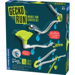 Gecko Run: Marble Run Starter Set | Thames & Kosmos(Gecko Run Marble Run Starter Set) -Curious Bear Toys Store Gecko StarterSet 3DBox Front 360x 1