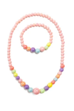Pearly Pastel Necklace And Bracelet Set | Great Pretenders(Pearly Pastel Necklace And Bracelet Set Great Pretenders)