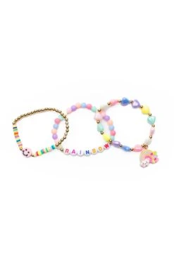 Rainbow Smiles Bracelet Set | Great Pretenders(Rainbow Smiles Bracelet Set)