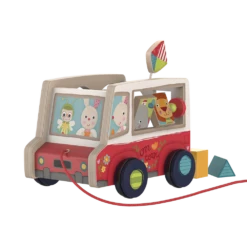 Friends On Tour Pull Along Toy | Bababoo And Friends(Friends On Tour Push And Pull Toy)