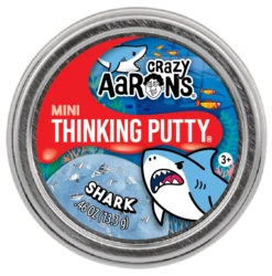 Mini Shark - 2" Thinking Putty Tin | Crazy Aarons(Mini Shark 2 Thinking Putty Tin Crazy Aarons)