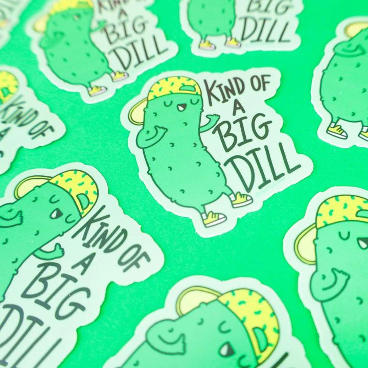 Kind Of A Big Dill Vinyl Sticker | Turtle's Soup(Kind Of A Big Dill Vinyl Sticker) 2 Kind Of A Big Dill Vinyl Sticker | Turtle's Soup(Kind Of A Big Dill Vinyl Sticker) - Image 2
