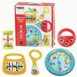 Crocodile Creek Baby's First Birthday Band Gift Set | Halilit(Babys First Birthday Band Gift Set Halilit) 14 Crocodile Creek Baby's First Birthday Band Gift Set | Halilit(Babys First Birthday Band Gift Set Halilit) -Curious Bear Toys Store MS9008BABYSFIRSTBIRTHDAYBANDPK 2