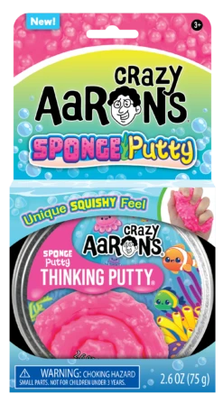 Sponge Putty - Full Size 4" Thinking Putty Tin | Crazy Aarons(Sponge Putty Full Size 4 Thinking Putty Tin Crazy Aarons)