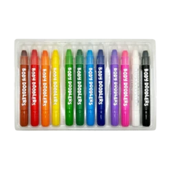 Body Doodlers - Face & Body Crayons - Set Of 12 | OOLY(Body Doodlers Face Body Crayons Set Of 12 Ooly) -Curious Bear Toys Store OOLY Body Doodlers Face Body Crayons Open Set