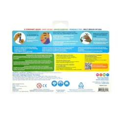 Body Doodlers - Face & Body Crayons - Set Of 12 | OOLY(Body Doodlers Face Body Crayons Set Of 12 Ooly) -Curious Bear Toys Store OOLY Body Doodlers Face Body Crayons Packaging Back