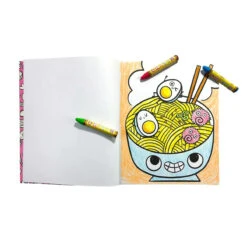Color-In' Book: Happy Snacks | OOLY(Color In Book Happy Snacks Ooly) -Curious Bear Toys Store OOLY Color In Book Coloring Book Happy Snacks Open With Color