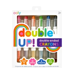Double Up! Double-Ended Crayons - Set Of 6 | OOLY(Double Up Double Ended Crayons Set Of 6 Ooly)
