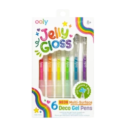 Jelly Gloss Neon Multi-Surface Deco Gel Pens | OOLY(Jelly Gloss Neon Multi Surface Deco Gel Pens Ooly)